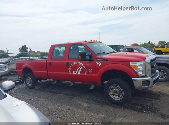 1FT7W2BT0GEC80452 2016 FORD F-250 Red Rear interior view
