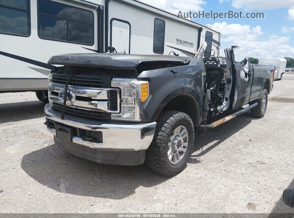 1FT7W2BT0HED19638 2017 FORD F-250 Gray წინა მარცხენა ხედი სამი მეოთხედიდან