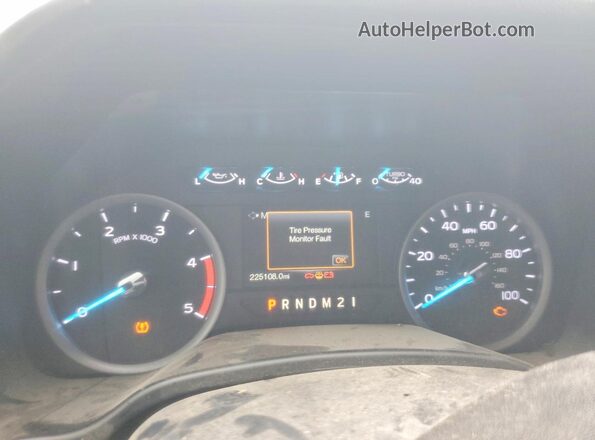 1FT7W2BT0JEB97305 2018 FORD F250 Silver ხელსაწყოთა პანელის ხედი