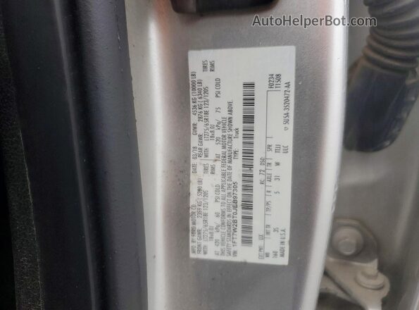 1FT7W2BT0JEB97305 2018 FORD F250 Silver ძრავის განყოფილების ხედი