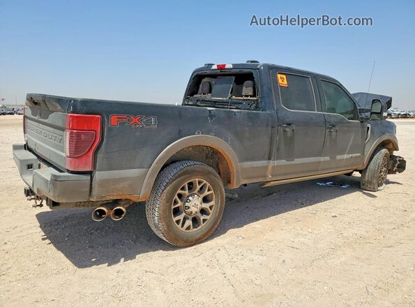 1FT7W2BT0MEC89082 2021 FORD F250 Black Задня права чверть