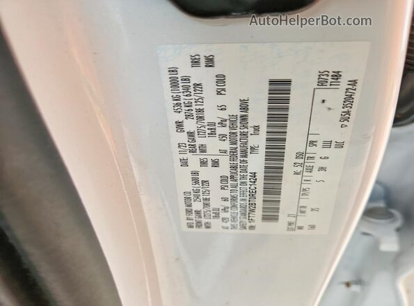 1FT7W2BT0REC14244 2024 FORD F250 White Вид підкапотного простору