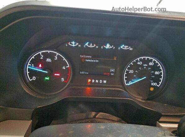 1FT7W2BT0SEE05331 2025 FORD F250 White Instrument cluster view