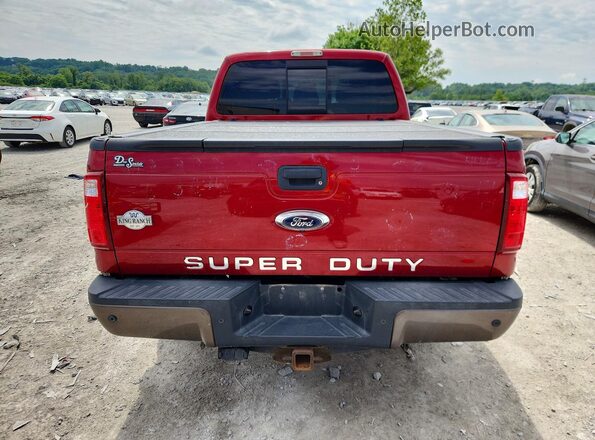 1FT7W2BT1GEA26796 2016 FORD F250 Red Հետևի տեսք