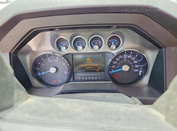 1FT7W2BT1GEA26796 2016 FORD F250 Red Սարքավորումների վահանակի տեսք