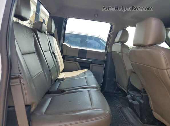 1FT7W2BT1JEB97846 2018 FORD F250 White Widok tylnych siedzeń