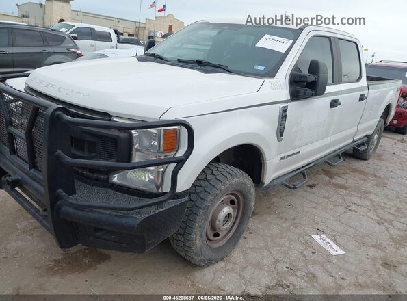 1FT7W2BT1MED04513 2021 FORD F-250 White წინა მარცხენა ხედი სამი მეოთხედიდან