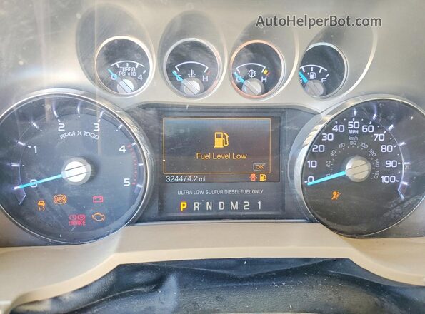 1FT7W2BT2GEA31179 2016 FORD F250 Burgundy Instrument cluster view