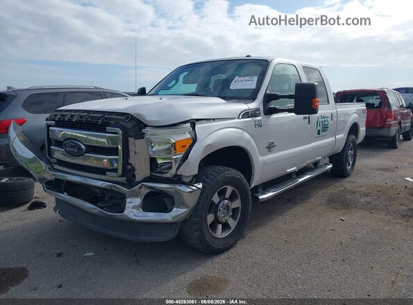 1FT7W2BT2GEA78745 2016 FORD F-250 White Przód lewy