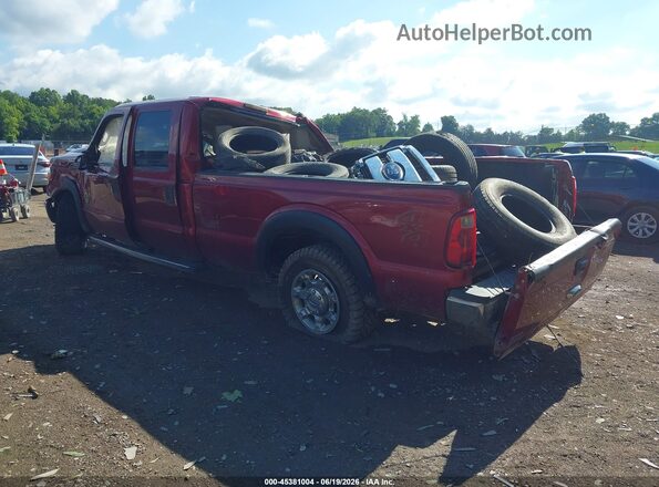 1FT7W2BT2GEA81693 2016 FORD F-250 Red Հետևի ձախ