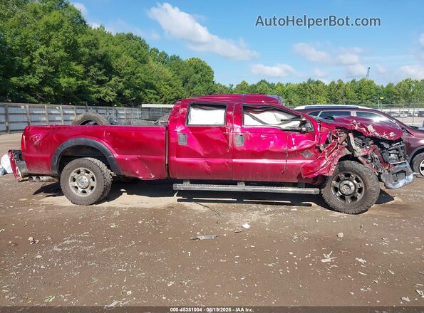 1FT7W2BT2GEA81693 2016 FORD F-250 Red Սարքավորումների վահանակի տեսք