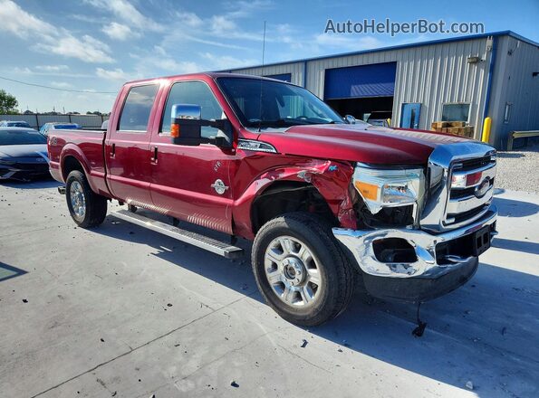 1FT7W2BT2GEB84757 2016 FORD F250 Red წინა მარჯვენა