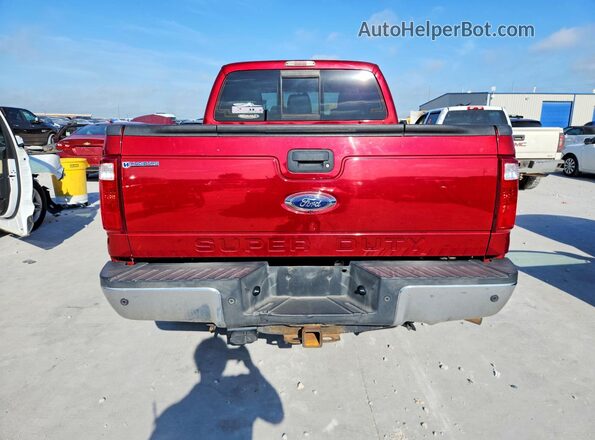 1FT7W2BT2GEB84757 2016 FORD F250 Red უკანა ხედი
