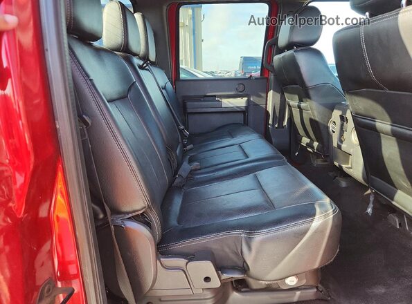 1FT7W2BT2GEB84757 2016 FORD F250 Red უკანა სავარძლების ხედი