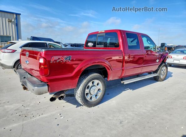1FT7W2BT2GEB84757 2016 FORD F250 Red უკანა მარჯვენა