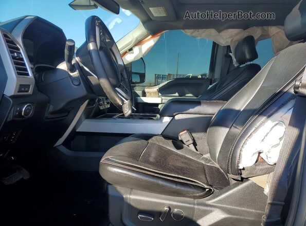 1FT7W2BT2HEE92299 2017 FORD F250 Gray Widok wnętrza z przodu