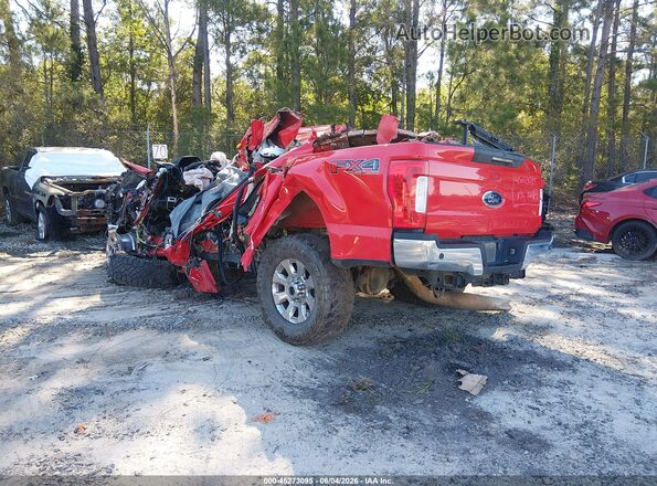 1FT7W2BT2JEC86311 2018 FORD F-250 Red Rear left