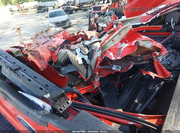 1FT7W2BT2JEC86311 2018 FORD F-250 Red Dashboard view