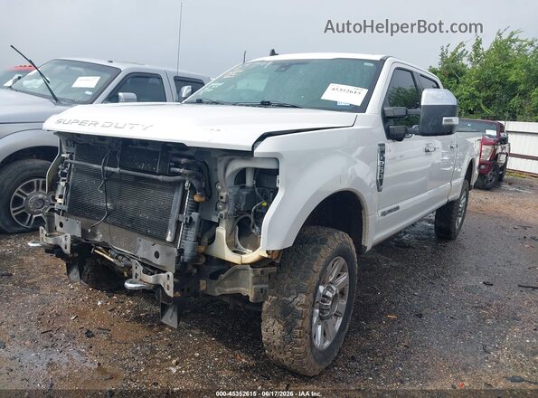 1FT7W2BT2KEC39183 2019 FORD F-250 White Vista tres cuartos delantera izquierda