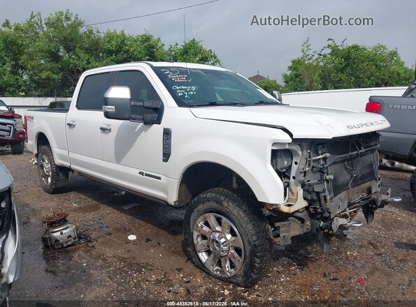1FT7W2BT2KEC39183 2019 FORD F-250 White Vista interior trasera