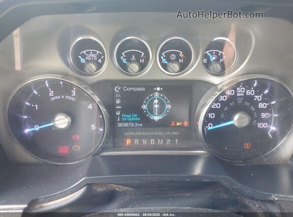 1FT7W2BT3GEA01205 2016 FORD F-250 Gray Widok tylnych siedzeń
