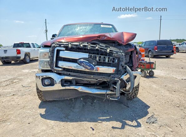 1FT7W2BT3GEA11524 2016 FORD F250 Maroon წინა ხედი