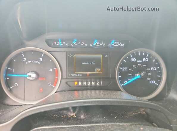 1FT7W2BT3KEG47319 2019 FORD F250 White Widok zestawu wskaźników
