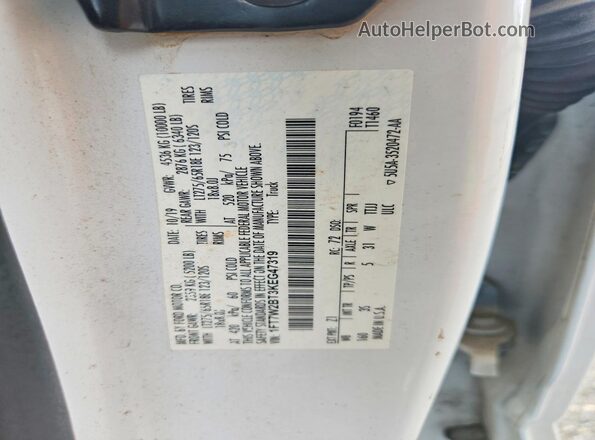 1FT7W2BT3KEG47319 2019 FORD F250 White Widok komory silnika
