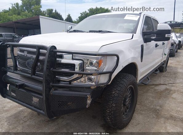 1FT7W2BT3LEC63395 2020 FORD F-250 White წინა მარცხენა ხედი სამი მეოთხედიდან