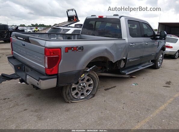 1FT7W2BT3LED16175 2020 FORD F-250 Silver Tył prawy