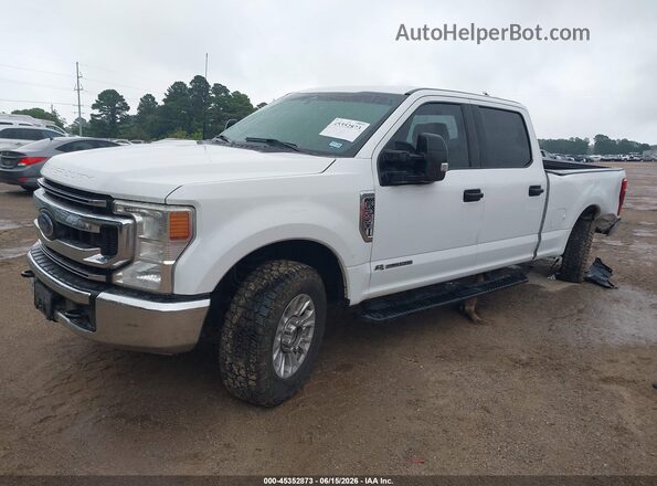 1FT7W2BT3MED94148 2021 FORD F-250 White Առջևի ձախ երեք քառորդ տեսարան