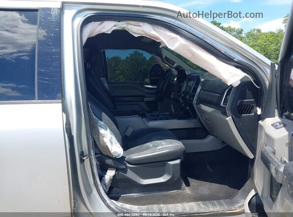 1FT7W2BT4HEE97410 2017 FORD F-250 Silver Widok wnętrza z przodu