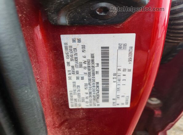 1FT7W2BT4JEC98198 2018 FORD F250 Red 