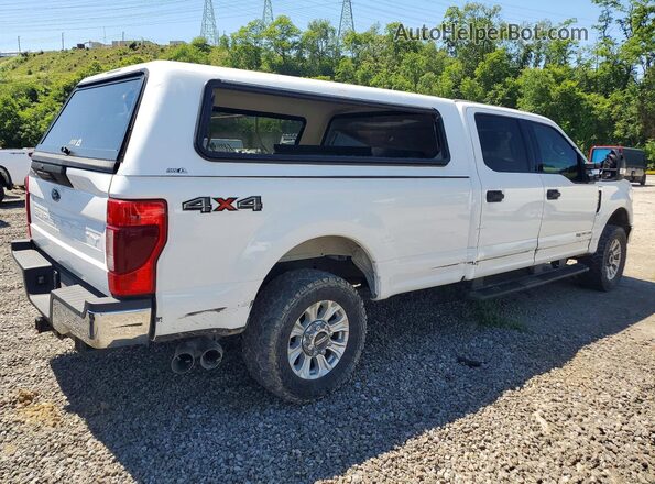 1FT7W2BT4MED03596 2021 FORD F250 White Trasero derecho
