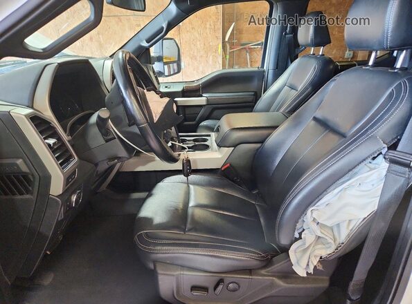 1FT7W2BT4NEE68808 2022 FORD F-250 White Widok wnętrza z przodu