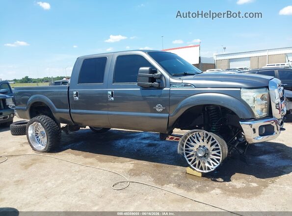 1FT7W2BT5GEA32150 2016 FORD F-250 Gray Панорамний вид салону 360°