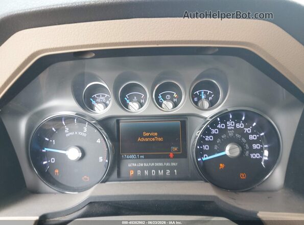 1FT7W2BT5GEB75714 2016 FORD F-250 Brown Вид задніх сидінь