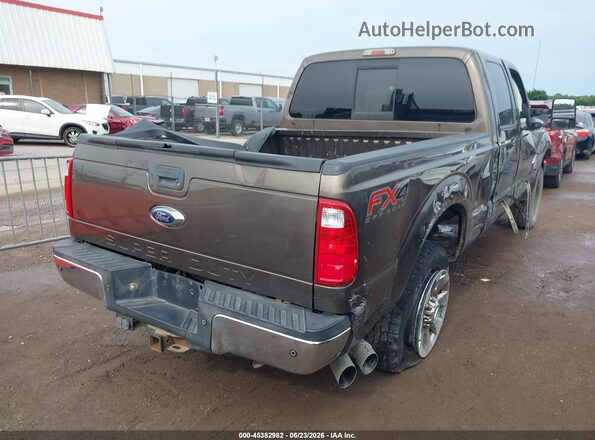 1FT7W2BT5GEB75714 2016 FORD F-250 Brown Задня права чверть