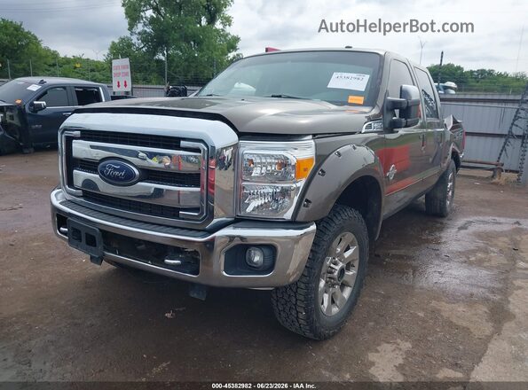1FT7W2BT5GEB75714 2016 FORD F-250 Brown Передня ліва чверть