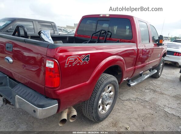 1FT7W2BT5GEC30291 2016 FORD F-250 Red Rear right