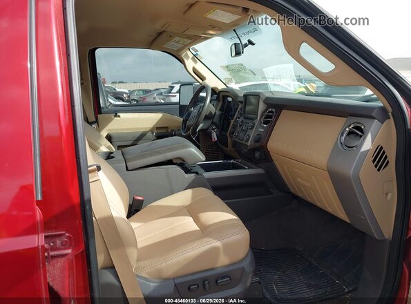 1FT7W2BT5GEC30291 2016 FORD F-250 Red Front interior view