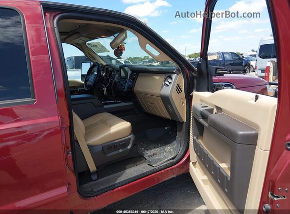 1FT7W2BT5GED22761 2016 FORD F-250 Red წინა სალონის ხედი