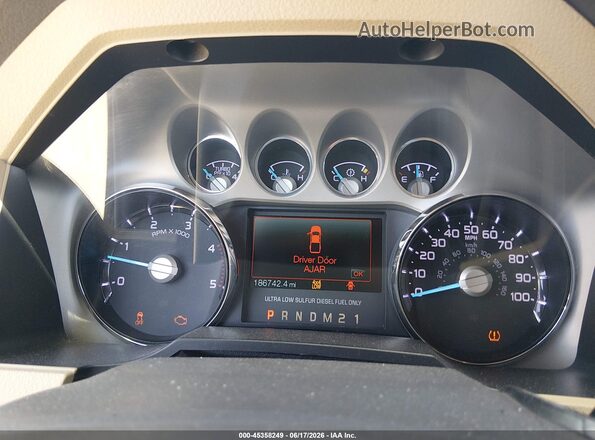 1FT7W2BT5GED22761 2016 FORD F-250 Red უკანა სავარძლების ხედი