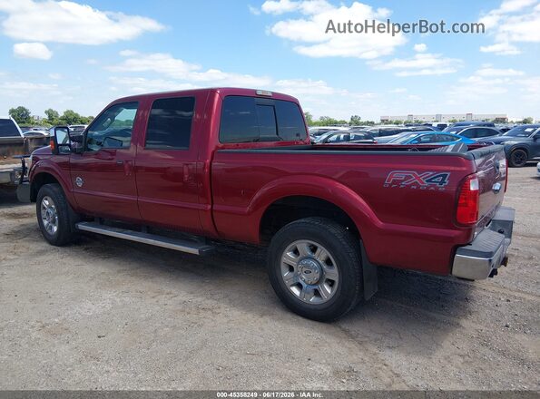 1FT7W2BT5GED22761 2016 FORD F-250 Red სალონის 360-გრადუსიანი ხედი