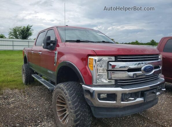 1FT7W2BT5HEE54856 2017 FORD F250 Red 