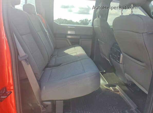 1FT7W2BT5JEB70780 2018 FORD F250 Red უკანა სავარძლების ხედი