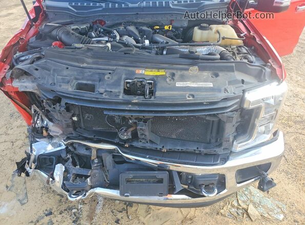 1FT7W2BT5JEB70780 2018 FORD F250 Red უკანა სალონის ხედი
