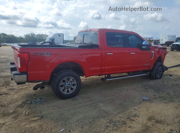 1FT7W2BT5JEB70780 2018 FORD F250 Red უკანა მარჯვენა