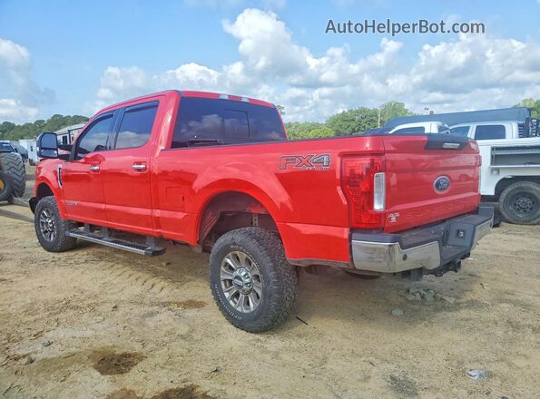 1FT7W2BT5JEB70780 2018 FORD F250 Red უკანა მარცხენა