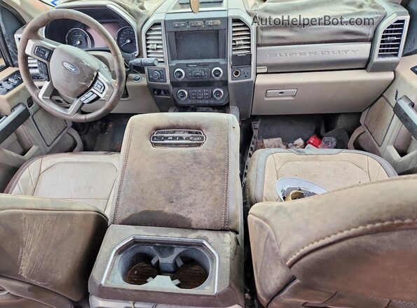 1FT7W2BT5KEE11612 2019 FORD F250 White Առջևի վահանակի տեսք